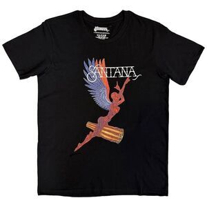 Santana Unisex Adult Abraxas Angel T-Shirt / Black